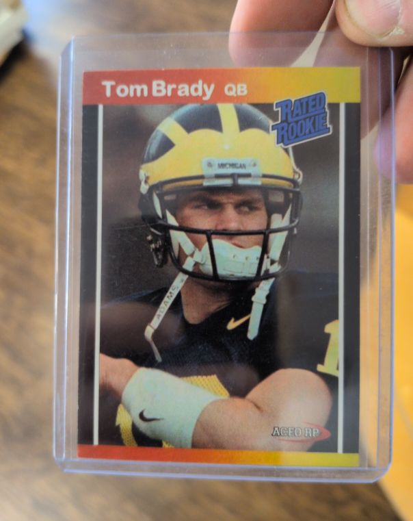 1999 ACEO RP Tom Brady Rated Rookie — front