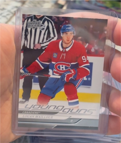 2024-25 Upper Deck Series 1 #239 Logan Mailloux Young Guns — front