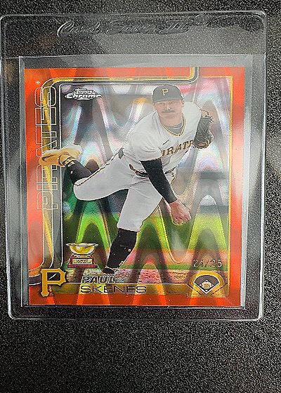2025 Topps Chrome #28/25 Paul Skenes — front