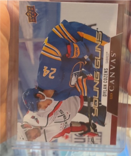 2020-21 Upper Deck Canvas #C233 Dylan Cozens — front