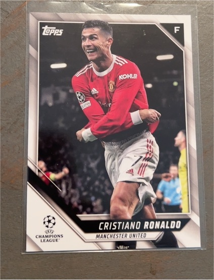 2021-22 Topps UEFA Champions League #100 Cristiano Ronaldo — front