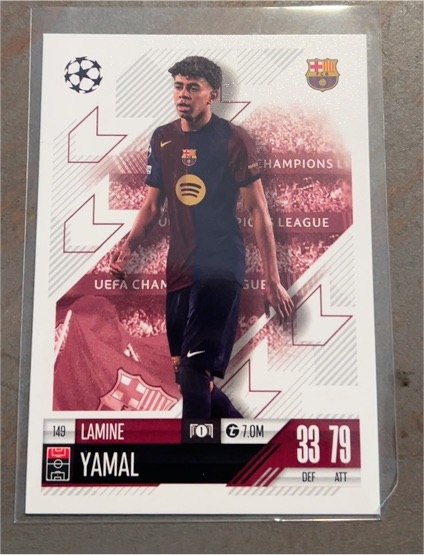2024 Topps Match Attax 2024/25 #149 Lamine Yamal — front