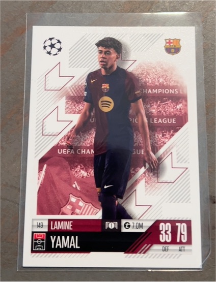 Topps Match Attax 2024/25 #149 Lamine Yamal — front