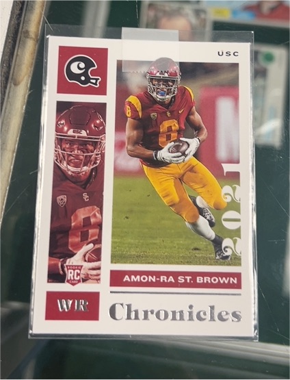 2021 Panini Chronicles Draft Picks #24 Amon-Ra St. Brown — front