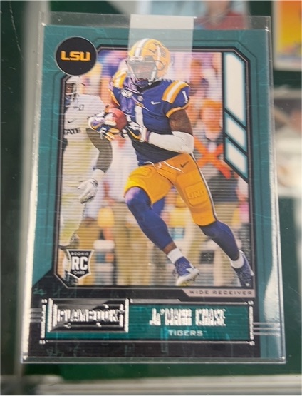 2021 Panini Chronicles Playbook #336 Ja'Marr Chase — front