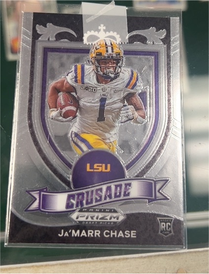 2021 Panini Prizm Draft Picks Crusade #162 Ja'Marr Chase — front