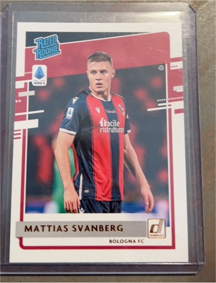 2020-21 Panini Chronicles Donruss Rated Rookie #8 Mattias Svanberg — front