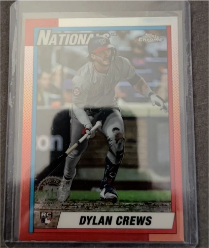 2025 Topps Chrome #90CB-16 Dylan Crews — front