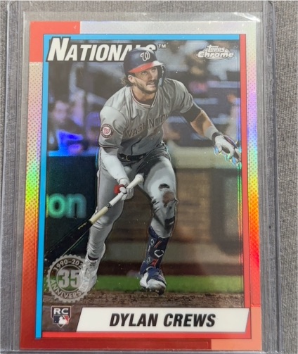 2025 Topps Chrome 35th Anniversary #90CB-16 Dylan Crews — front