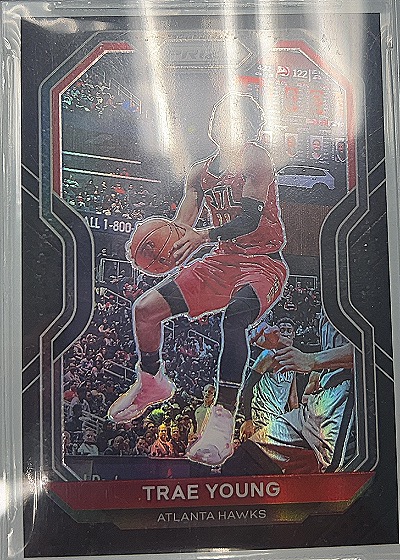 2020-21 Panini Prizm #64 Trae Young — front