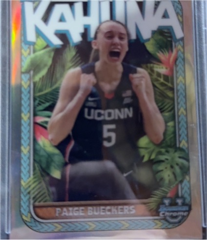 2023-24 Bowman Chrome University #16 Paige Bueckers Big Kahuna — front