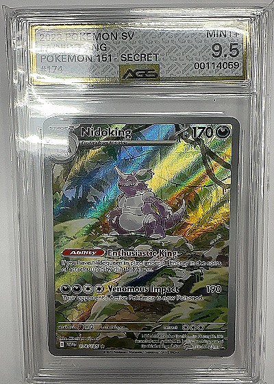 2023 Pokémon Scarlet & Violet 151 #174 Nidoking Illustration Rare — front