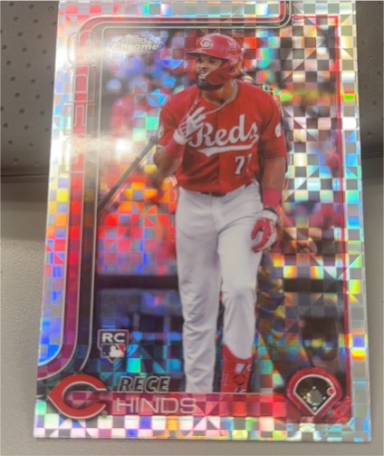 2025 Topps Chrome #253 Rece Hinds — front