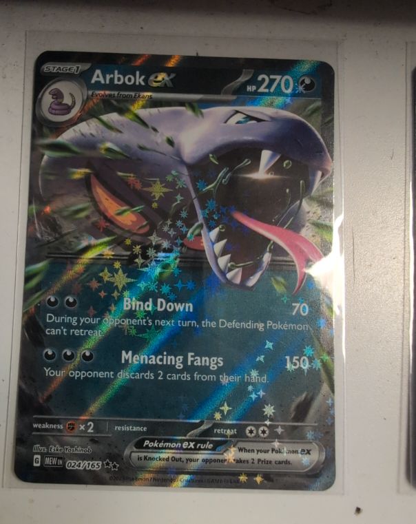 2022 Pokémon TCG Scarlet & Violet 151 #024 Arbok ex — front