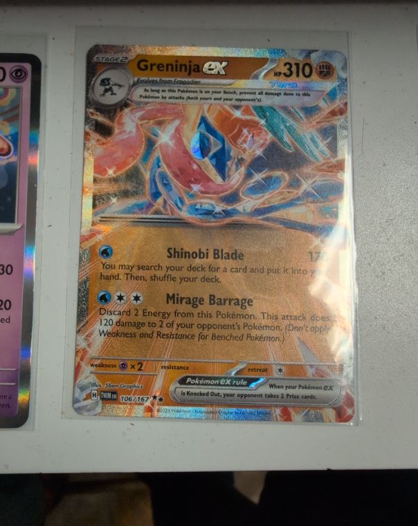 2022 Pokémon SV06: Twilight Masquerade #106 Greninja EX — front