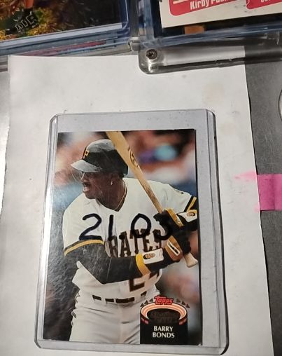 1987 Topps #216 Barry Bonds — front