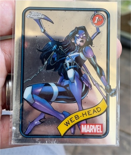 2025 Topps Chrome Marvel #32 Web-Head — front