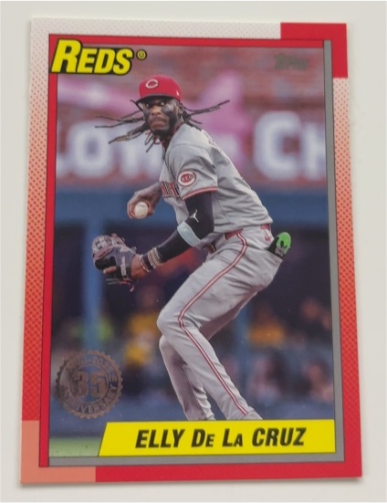 2025 Topps Series 1 #T90-20 Elly De La Cruz 1990 35th Anniversary — front