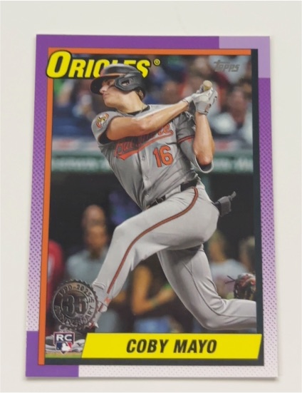 2025 Topps Series 1 #T90-93 Coby Mayo — front
