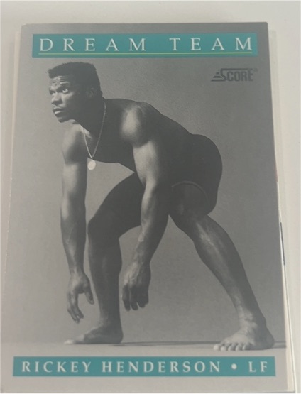 1991 Score #890 Rickey Henderson — front