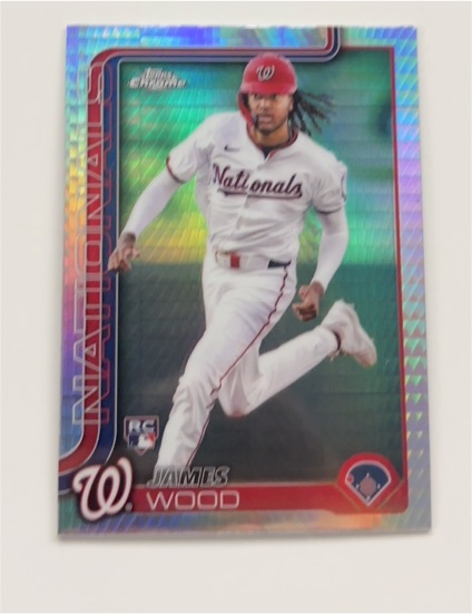 2025 Topps Chrome #132 James Wood — front