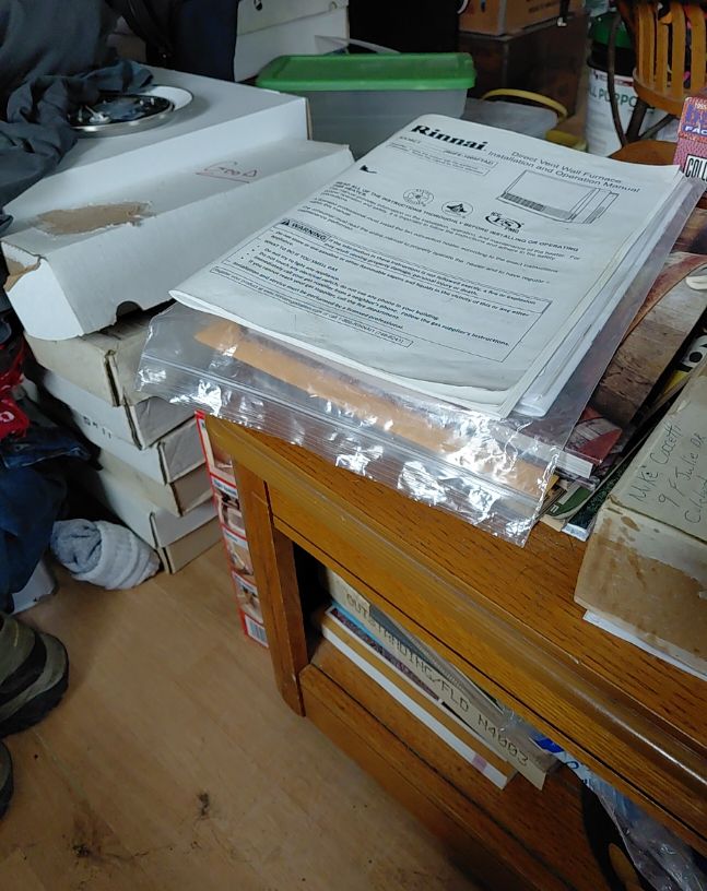 Rinnai Direct Vent Wall Furnace Installation and Operation Manual — front
