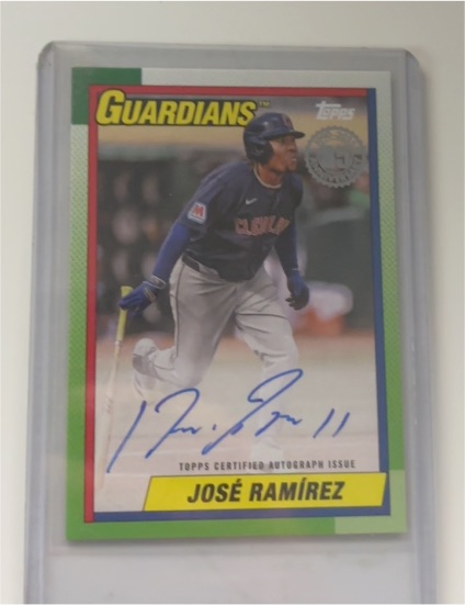 2025 Topps Series 1 #90A-JR José Ramírez — front