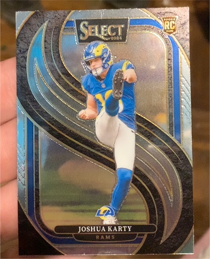2024 Panini Select Football #164 Joshua Karty — front