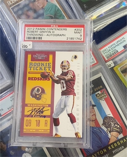 2012 Panini Contenders #202 Robert Griffin III — front