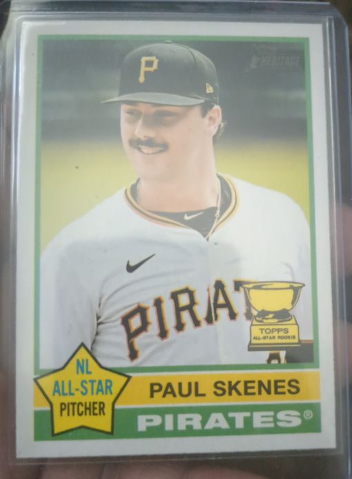 2025 Topps Heritage #60 Paul Skenes — front