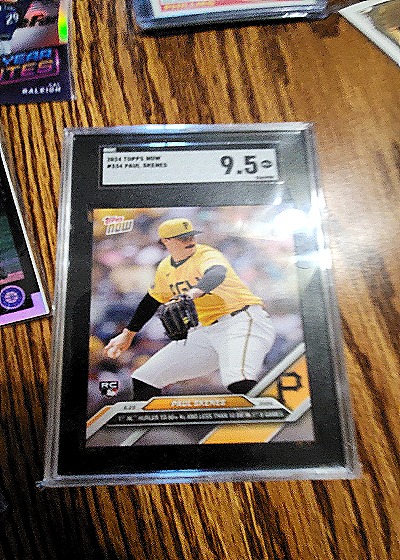 2024 Topps Now #334 Paul Skenes — front