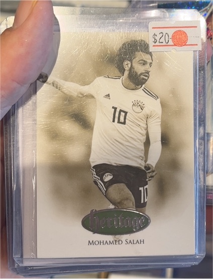 2020 Futera Unique Heritage Mohamed Salah — front