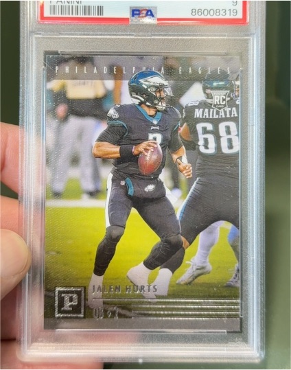 2020 Panini Chronicles #PA-5 Jalen Hurts — front