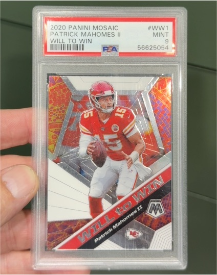 2020 Panini Mosaic #WW1 Patrick Mahomes II Will To Win — front