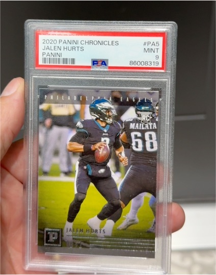2020 Panini Chronicles #PA5 Jalen Hurts — front