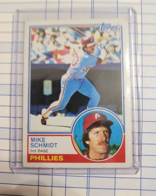 1983 Topps #300 Mike Schmidt — front