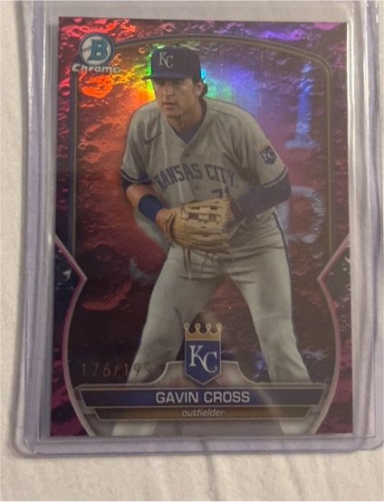 2023 Bowman Chrome Draft #BDC-55 Gavin Cross — front