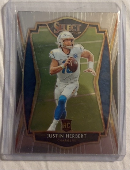 2020 Panini Select #144 Justin Herbert — front