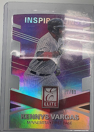 2015 Panini Elite Inspirations Die-Cut #178 Kennys Vargas — front