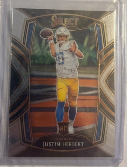 2020 Panini Select #244 Justin Herbert — front