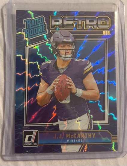 2024 Donruss Rated Rookie Retro #2 J.J. McCarthy — front