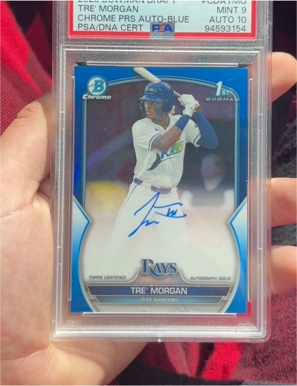 2023 Bowman Draft Chrome #CDA-TMO Tre' Morgan — front
