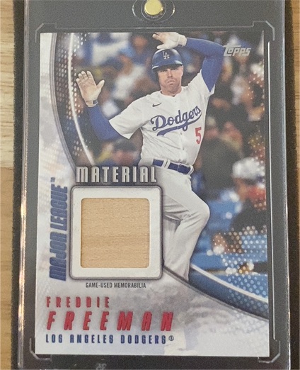 2025 Topps Series 1 Major League Material #MLM-FF Freddie Freeman — front