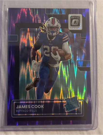 2022 Panini Donruss Optic #215 James Cook — front