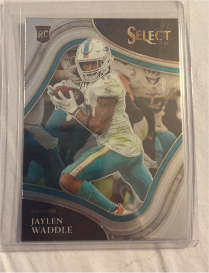 2021 Panini Select #348 Jaylen Waddle — front