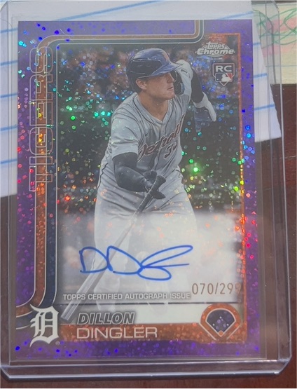 2025 Topps Chrome #RA-DD Dillon Dingler — front