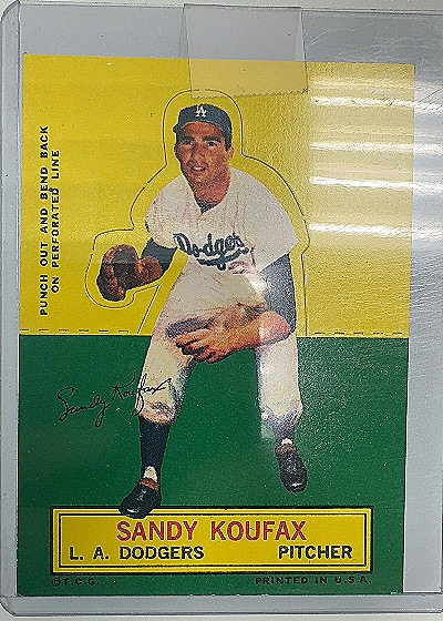 1964 Topps Stand-Up #26 Sandy Koufax — front