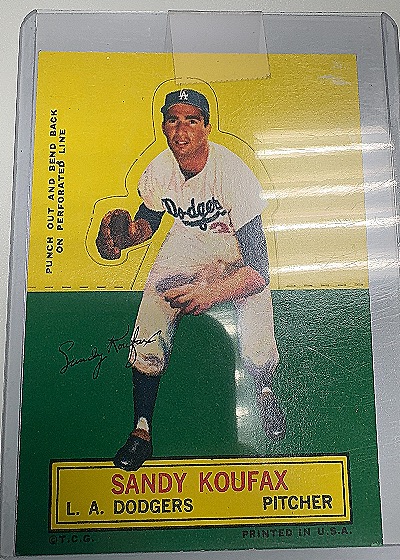 1964 Topps Stand-Up #40 Sandy Koufax — front