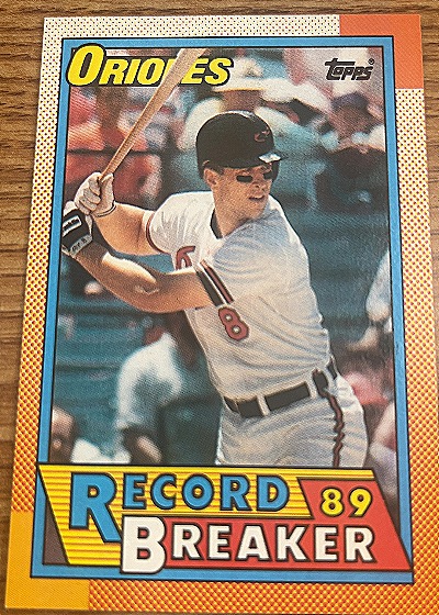 1990 Topps #8 Cal Ripken Jr. — front