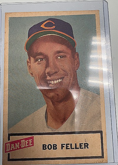 1954 Dan-Dee Potato Chips Bob Feller — front